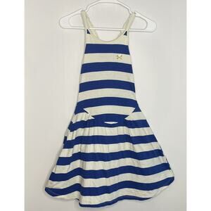 No Added Sugar Blue Striped Bustle Dress Size 11-12Y